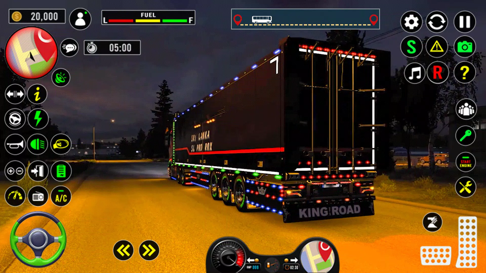 US Truck City Transport Sim 3d屏幕截圖1