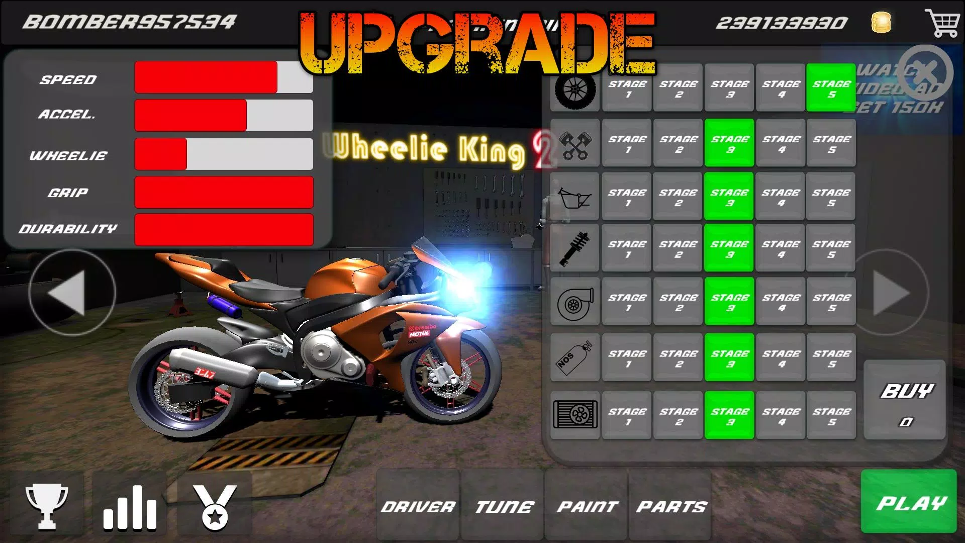 Schermata Wheelie King 2 3