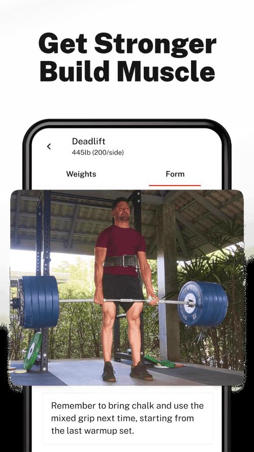 StrongLifts Weight Lifting Log Screenshot 1