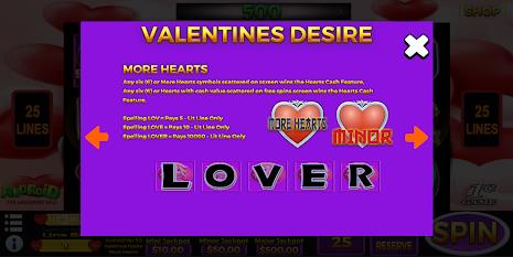 Valentine Desire More Hearts Screenshot 1