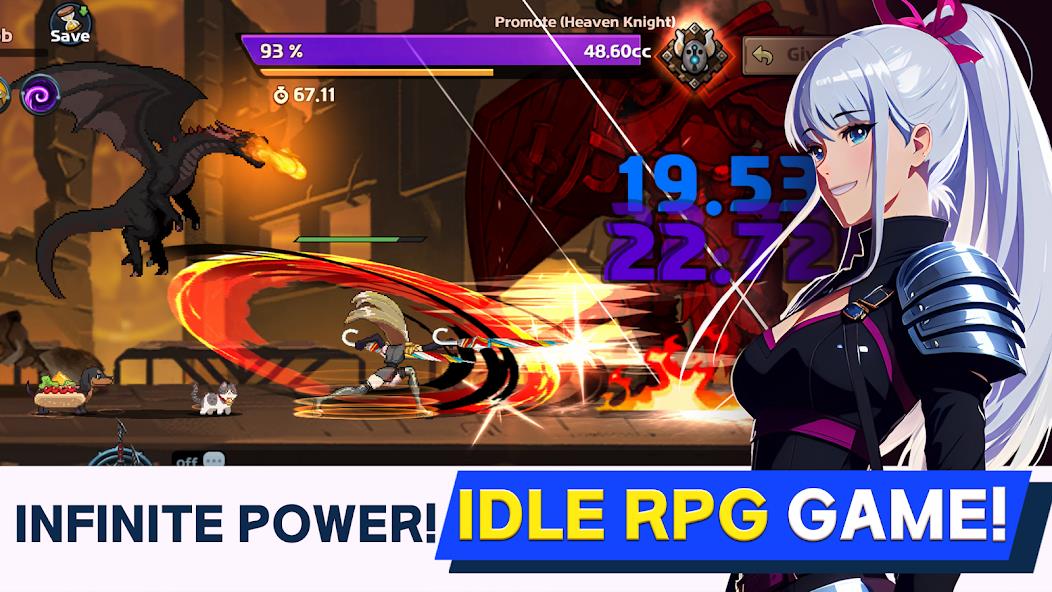 Dual Blader : Idle Action RPG Mod屏幕截圖1