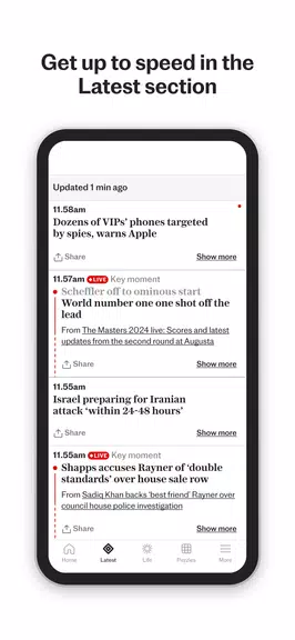 The Telegraph UK Latest News screenshot 3