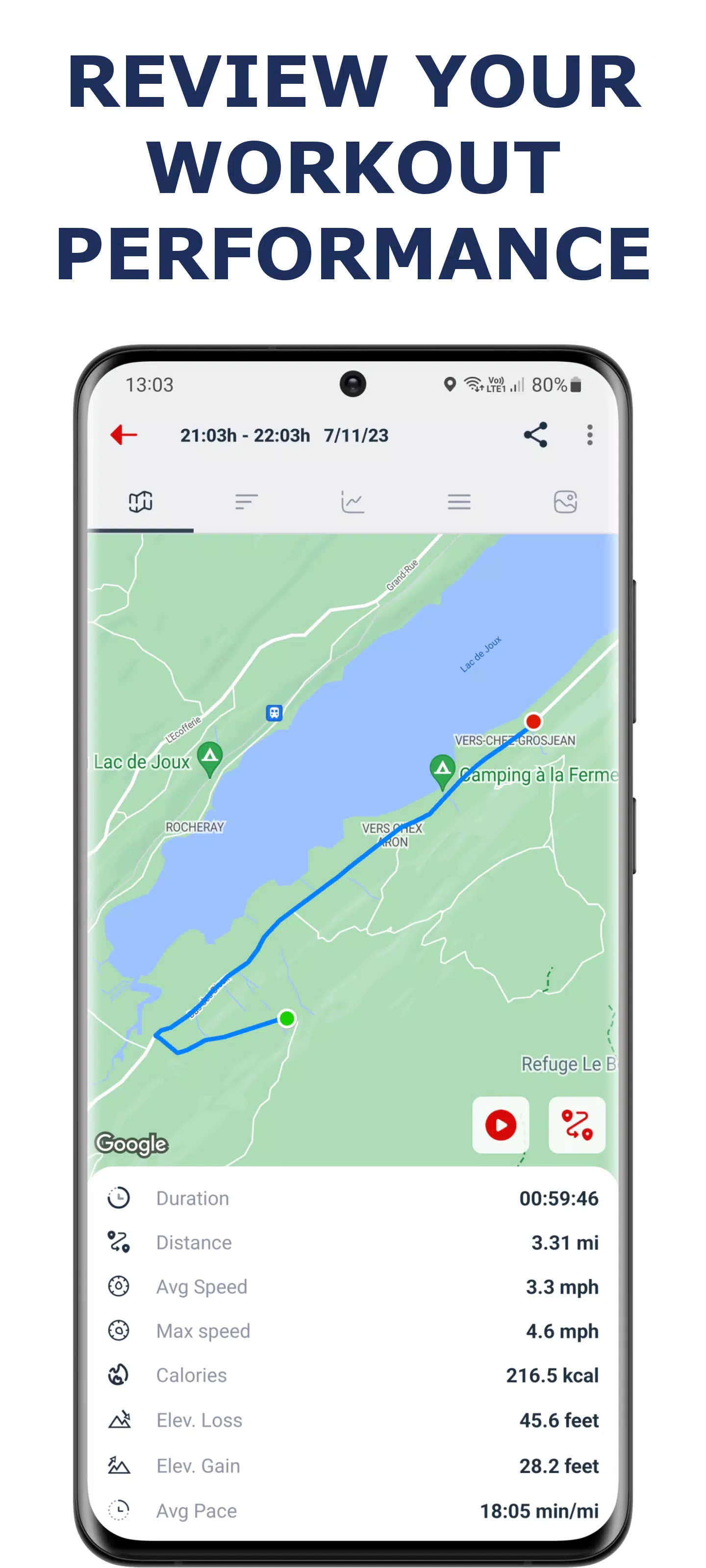 Cycling app — Bike Tracker Screenshot 2