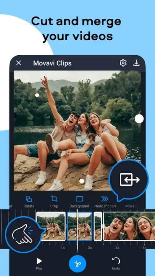 ภาพหน้าจอ Movavi Clips 2