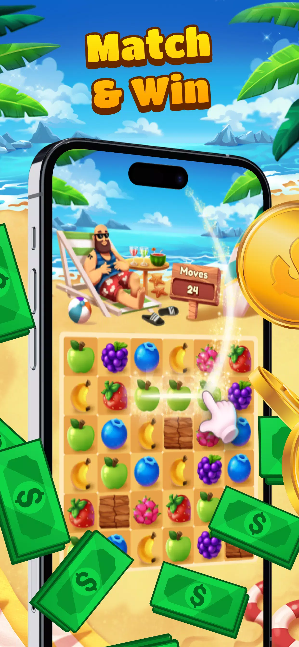 Tropical Crush captura de pantalla 1