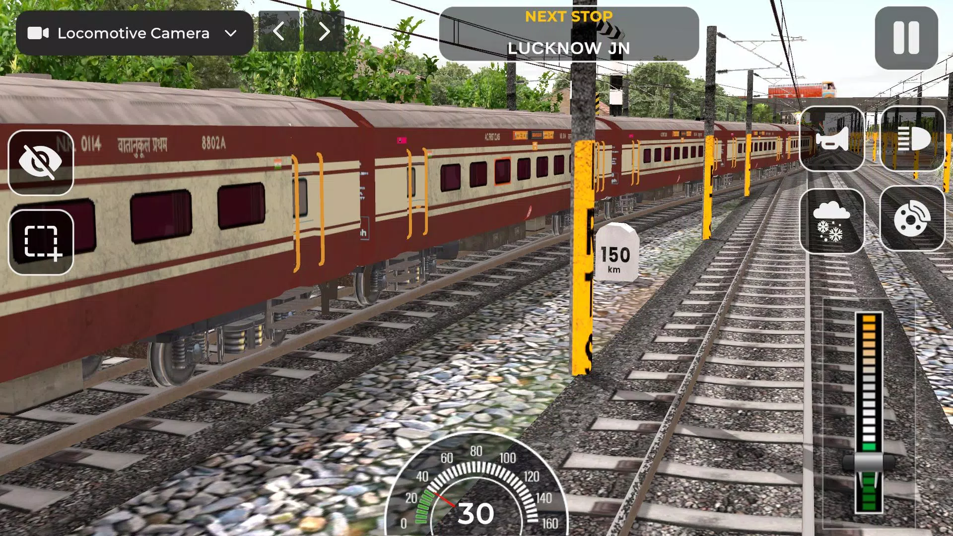 Indian Railway Train Simulator ekran görüntüsü 2