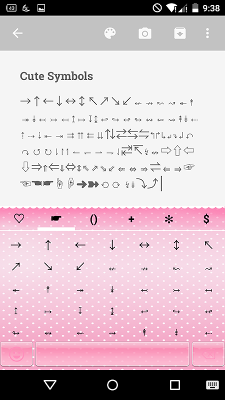 Cute Symbols - Emoji Keyboard♤ capture d’écran 0