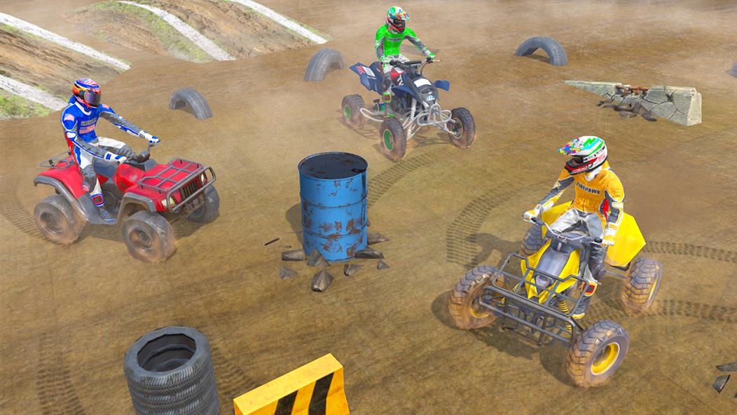 ATV Quad Bike Derby Games 3D Mod Capture d'écran 1