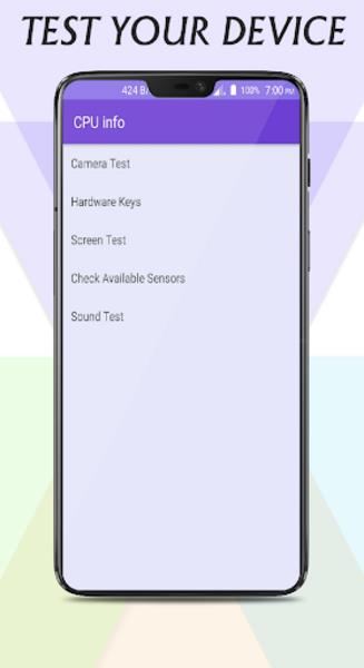 CPU-Z : Device & System info for Android™ Capture d'écran 2