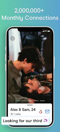 Alpha - Gay Dating & Chat Captura de pantalla 2