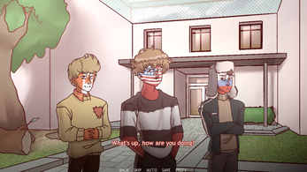 Countryhumans - Dating Sim v0.13 Captura de tela 0