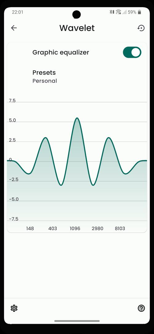 Wavelet: headphone specific EQ Скриншот 3