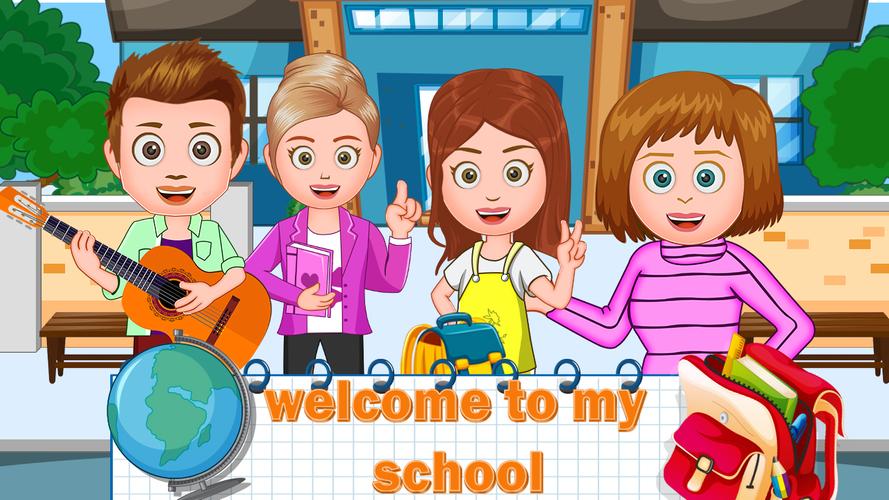 My Family Town : City School 스크린샷 0