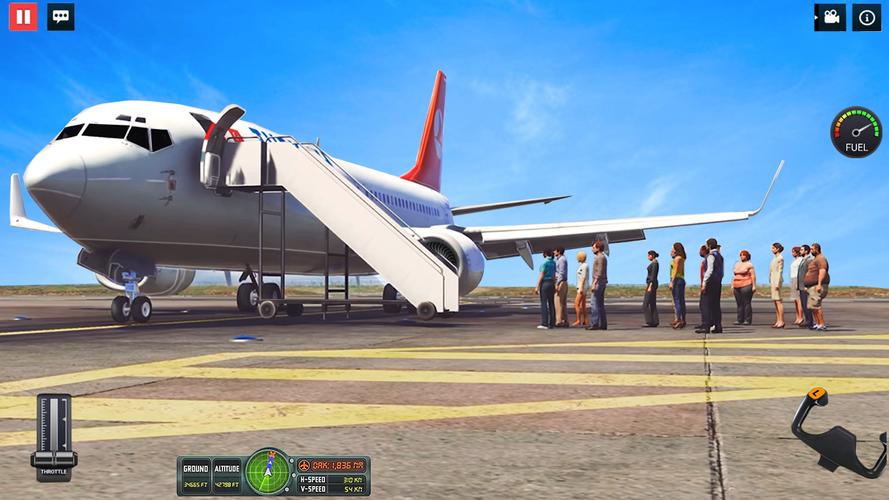 Airbus Simulator Airplane Gameスクリーンショット0