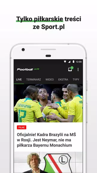 Football LIVE - wyniki na żywo屏幕截圖0