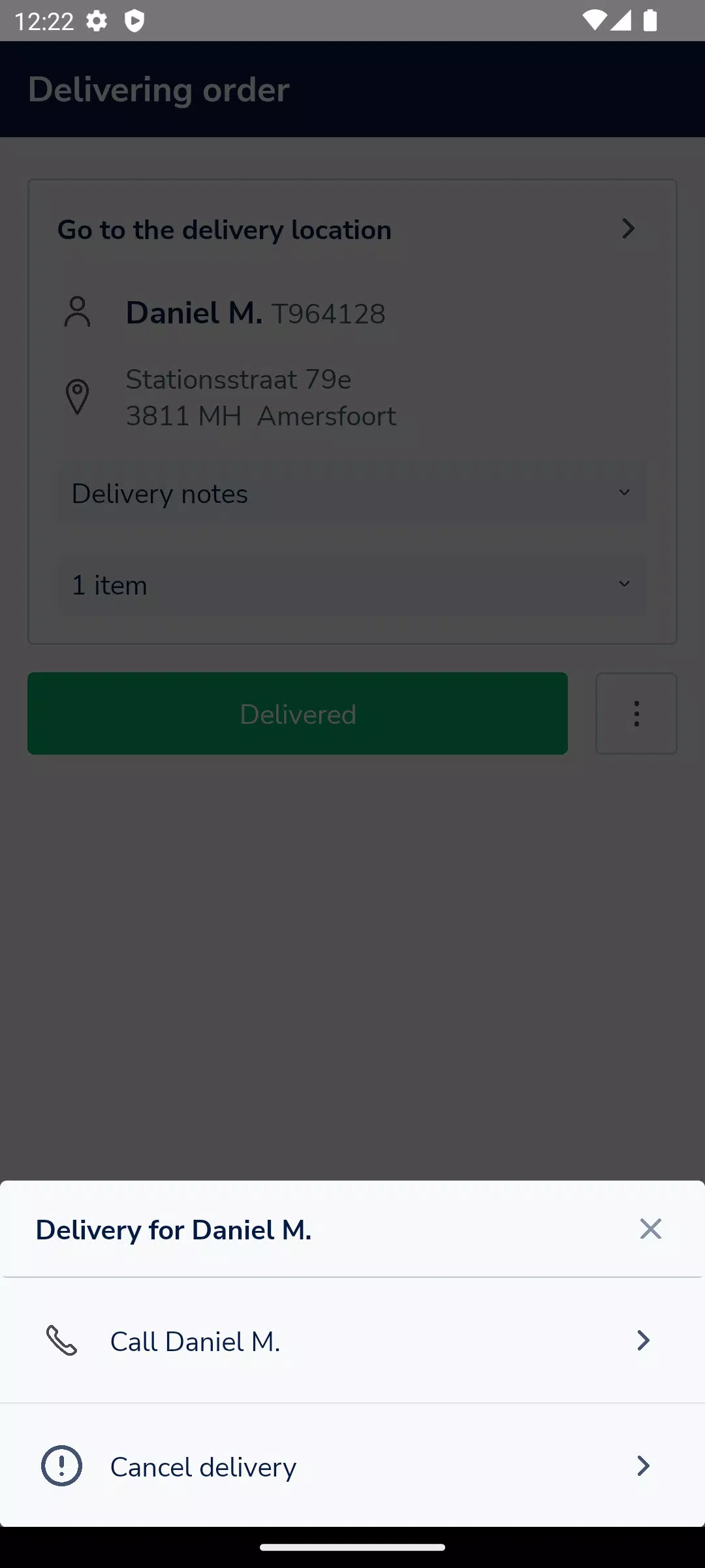 Deliverect for Couriers ảnh chụp màn hình 0