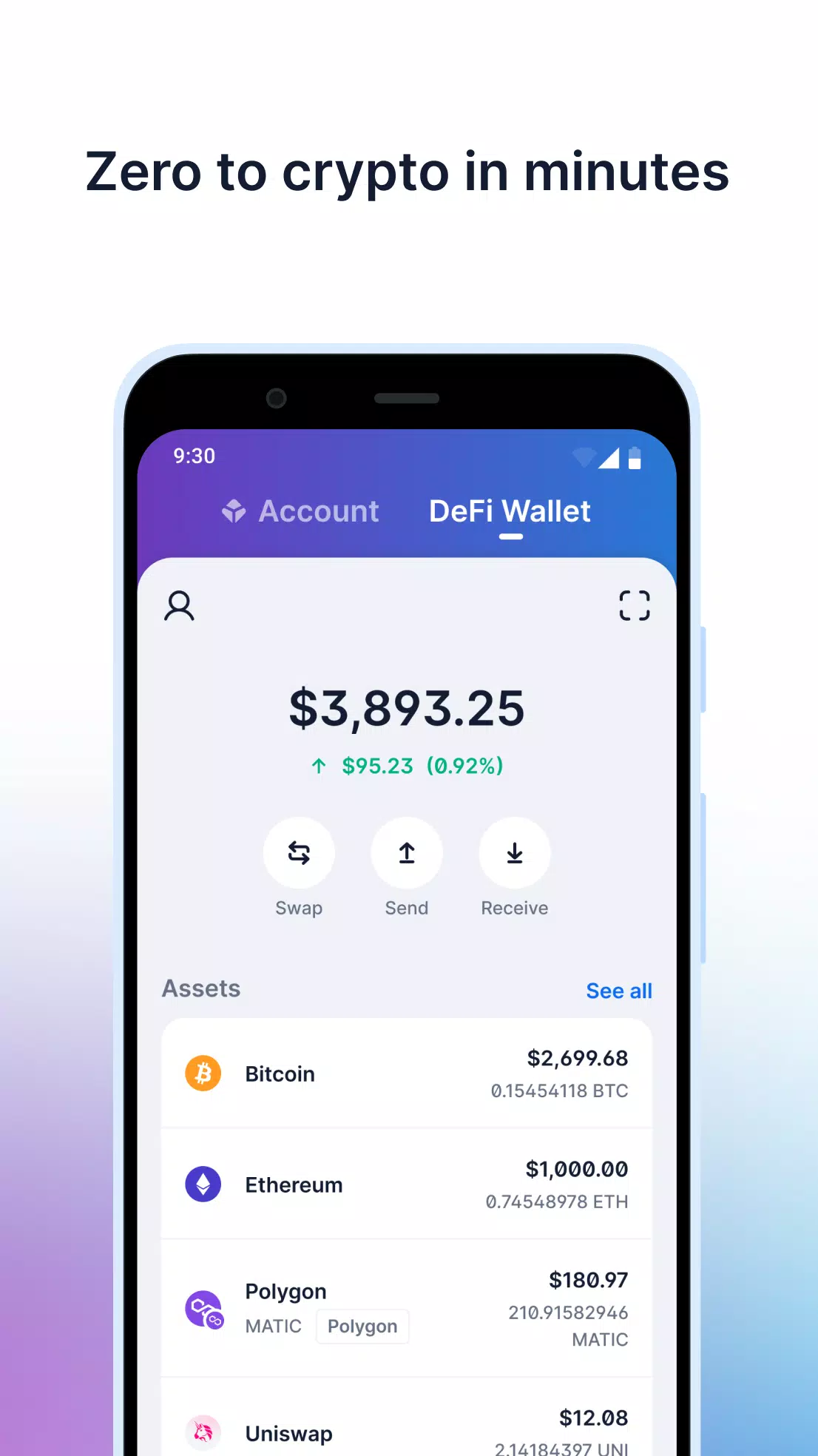 Blockchain.com: Crypto Walletスクリーンショット1