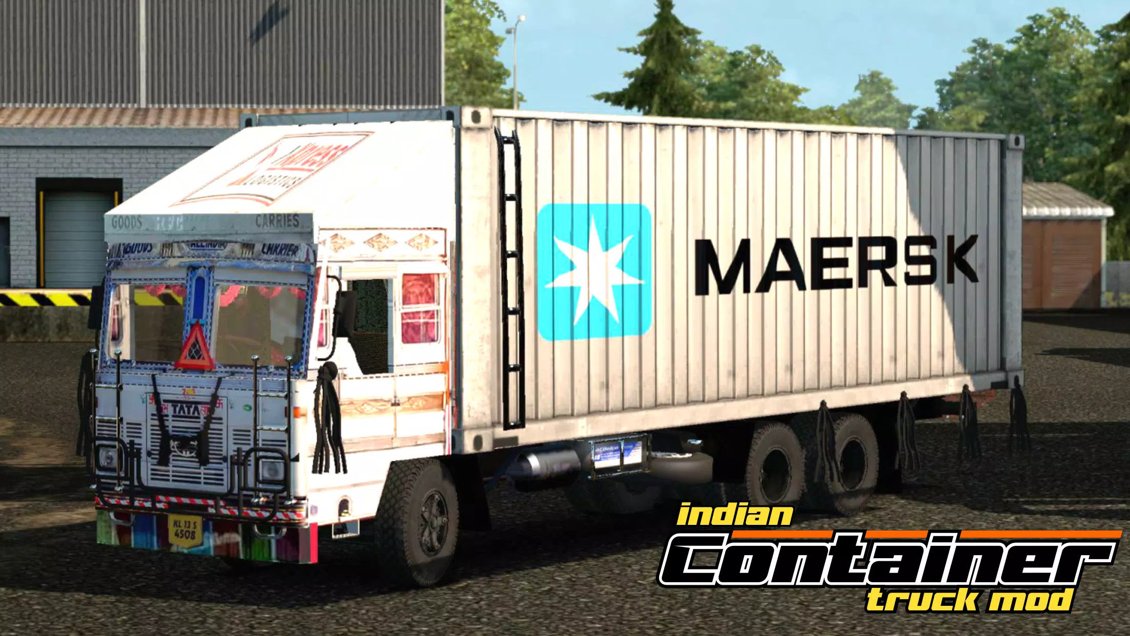 Indian Container Truck Mod ဖန်သားပြင်ဓာတ်ပုံ 0