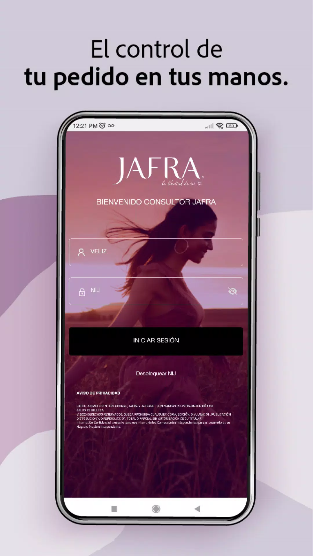 Consultor JAFRA экрана 1