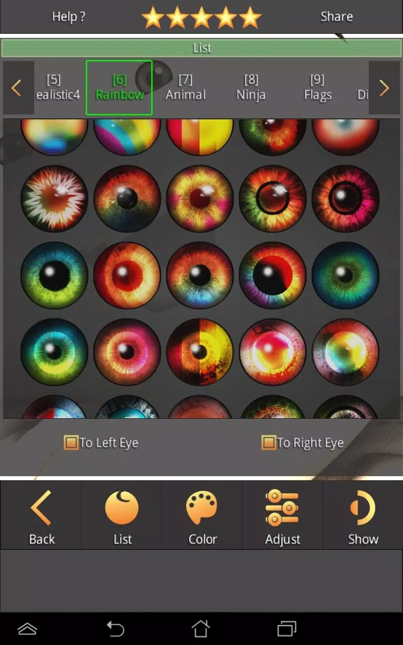 Screenshot Sharingan - Eye And Hair Color 3