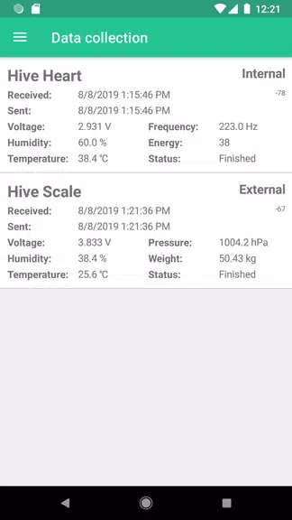 Bee Hive Monitoring Gateway экрана 1