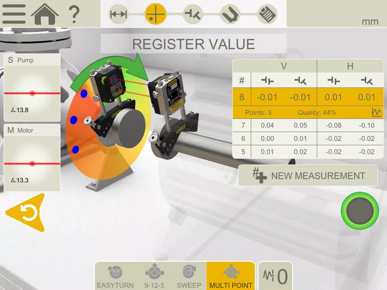 Easy-Laser XT Alignment Tangkapan skrin 1