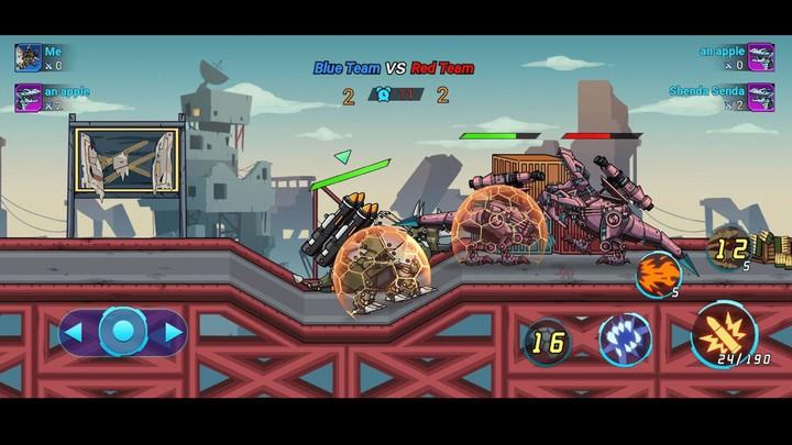 Mech War: Jurassic Dinosaur screenshot 2