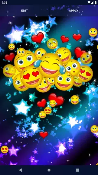 Cute Emoji Live Wallpaper ကိုဖန်သားပြင်3