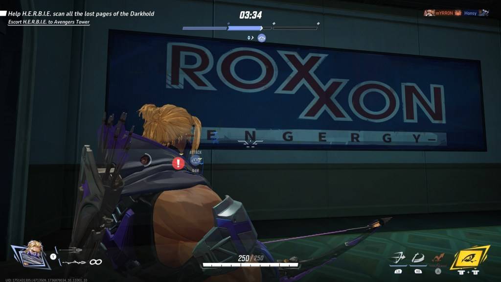 Roxxon Energy advertisement in Marvel Rivals Midtown.