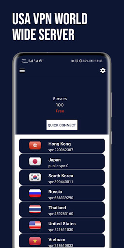 Screenshot USA VPN Fast: Secure VPN Proxy 1