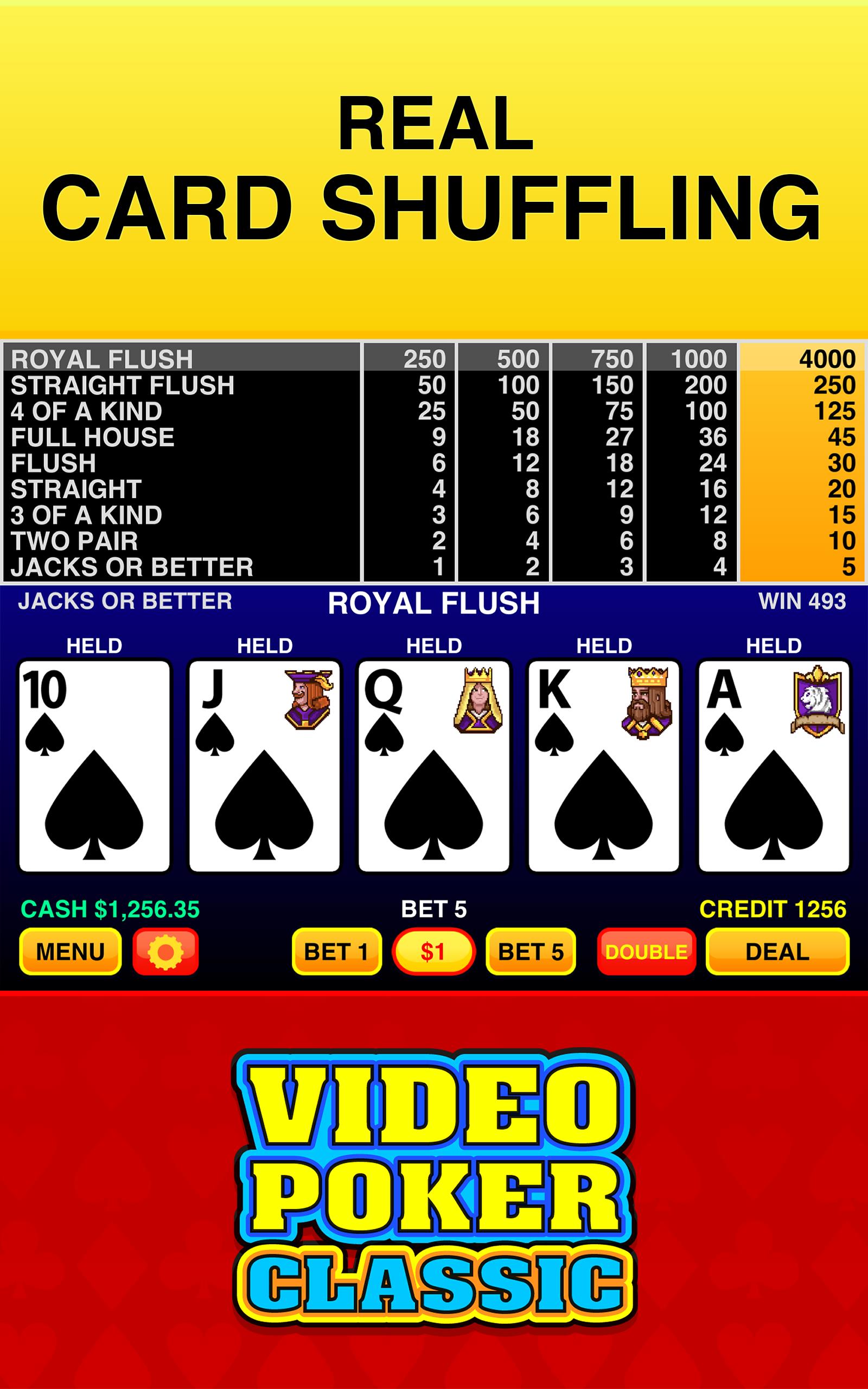 Video Poker Classic ® capture d’écran 2