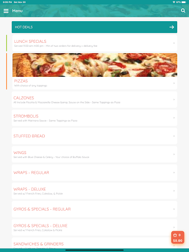 Paramount Pizza Holyoke MA captura de pantalla 2