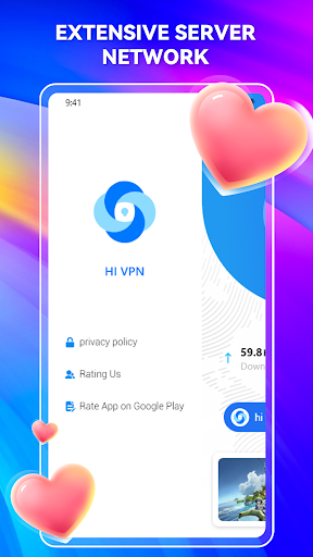 Hi VPN - Proxy Tool capture d’écran 3
