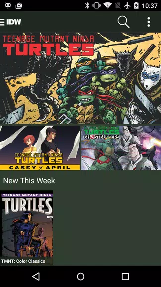 TMNT Comics ကိုဖန်သားပြင်0