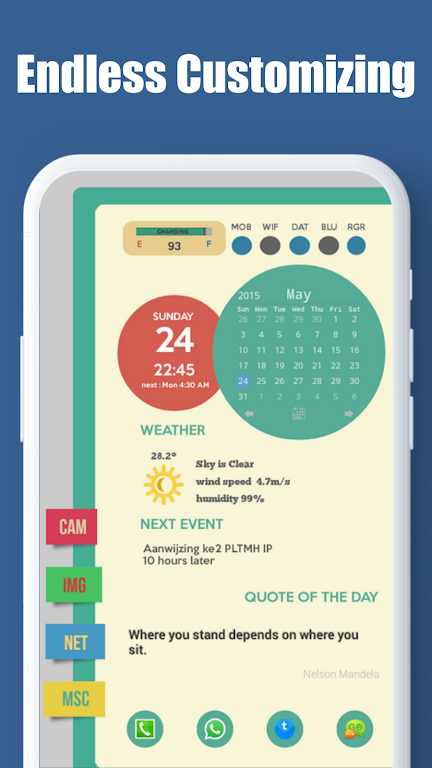 ภาพหน้าจอ Total Launcher Mod 2