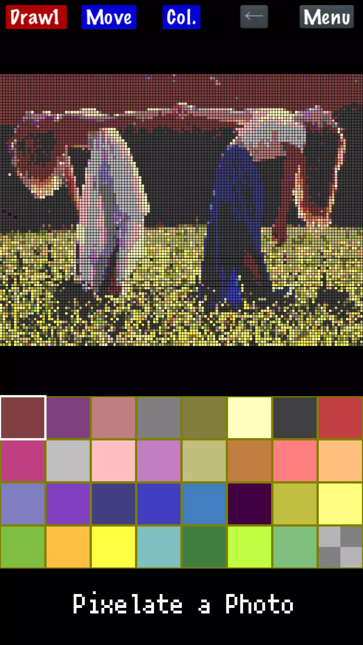 Pixel Art Maker ကိုဖန်သားပြင်1