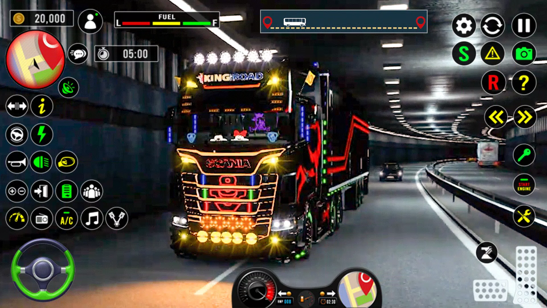 US Truck City Transport Sim 3d ekran görüntüsü 3