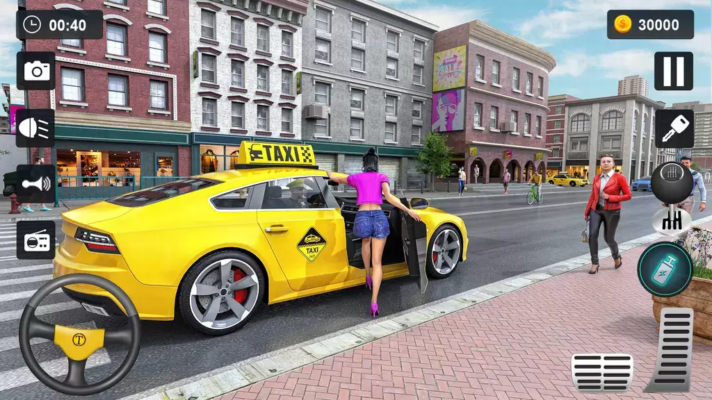 Taxi Simulator 3D - Taxi Games zrzut ekranu 0