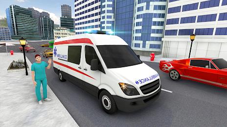 Ambulance Simulator Car Driver экрана 2