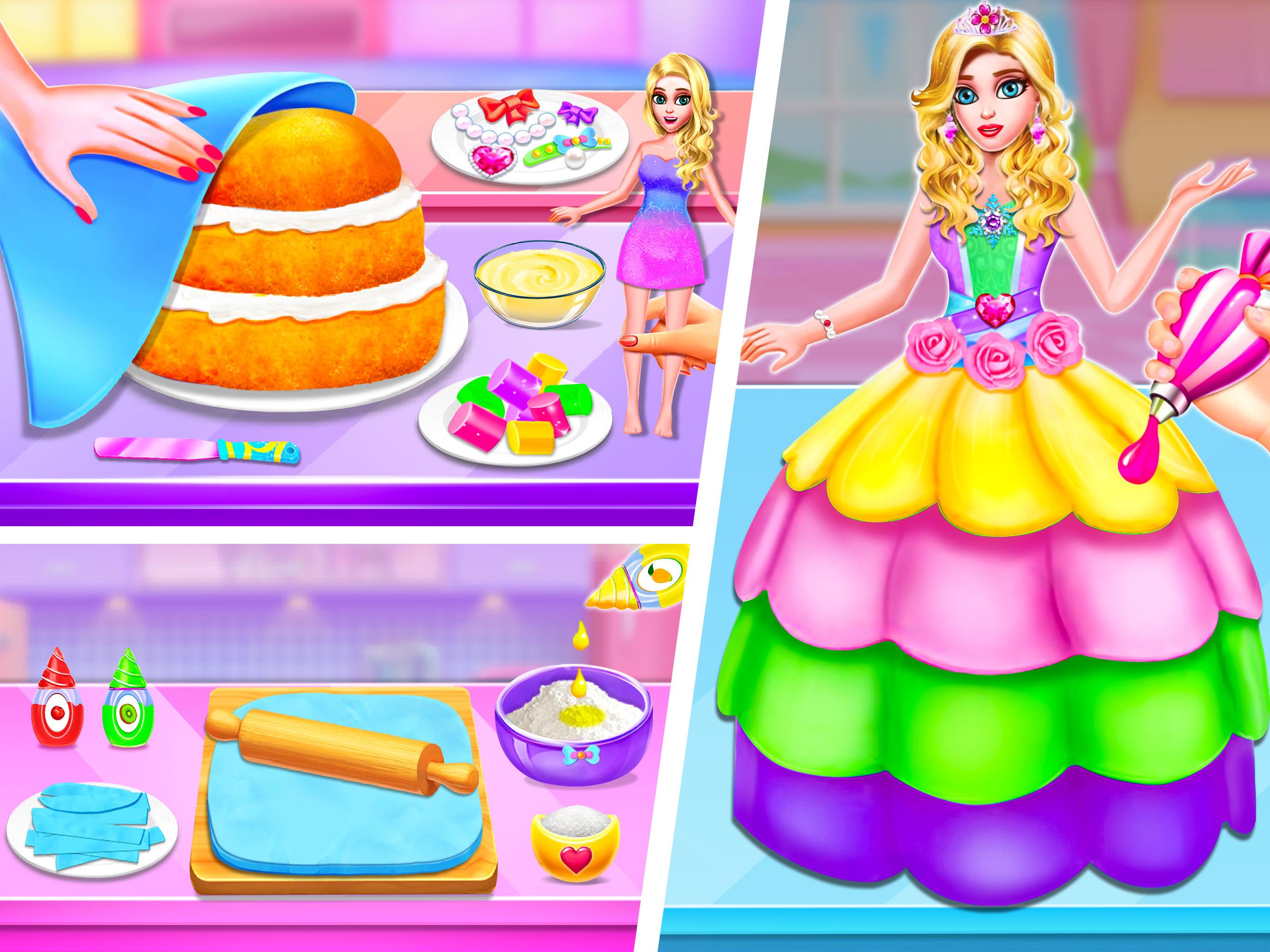 Doll House Cake Maker Game screenshot 0