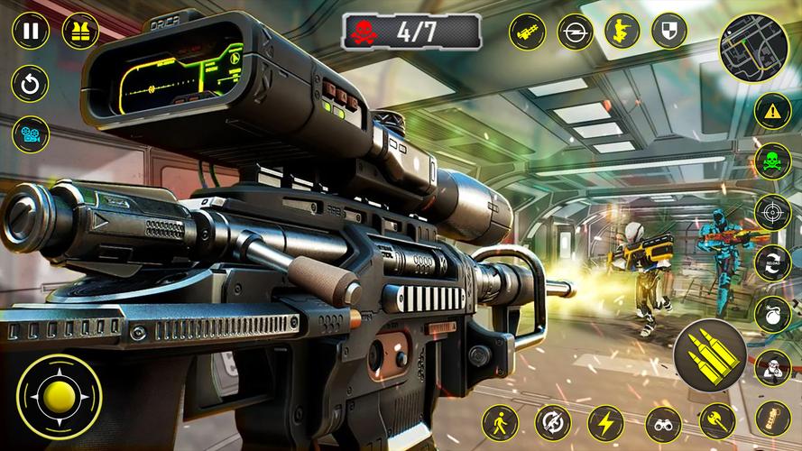 Robot Shooting Game屏幕截圖0