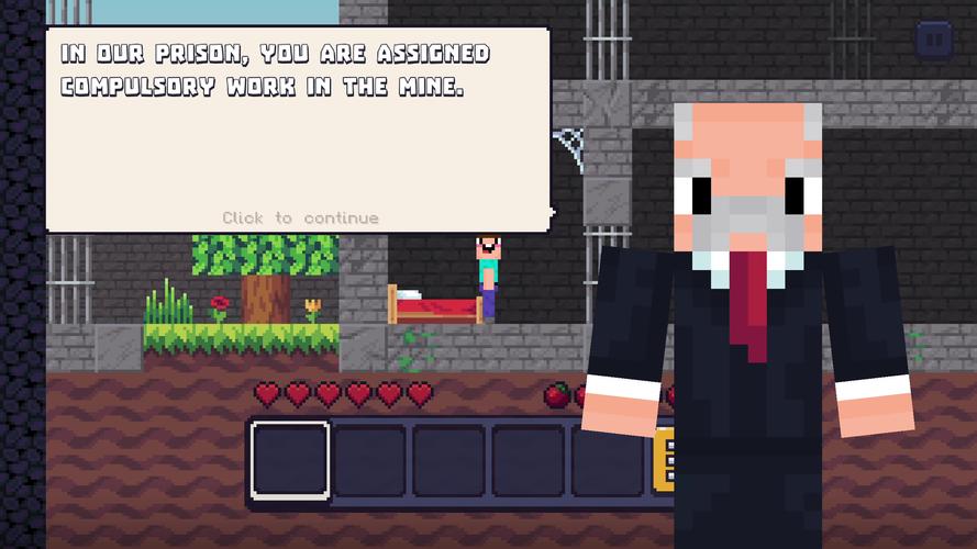 Noob Miner: Escape from prison屏幕截圖1