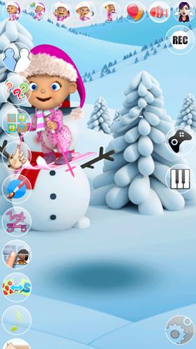 Talking Baby Babsy Winter Fun ảnh chụp màn hình 3
