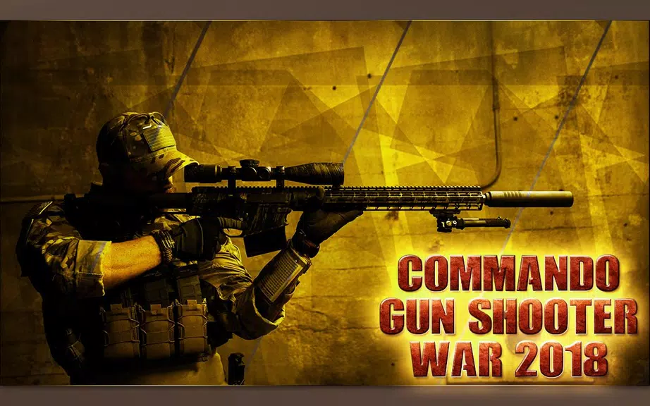 Commando Gun Shooter War 2018 screenshot 0