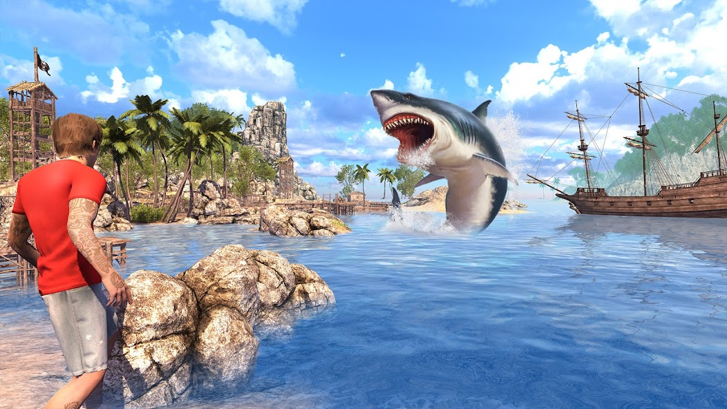 Angry Shark Games: Game 2024 Mod screenshot 0
