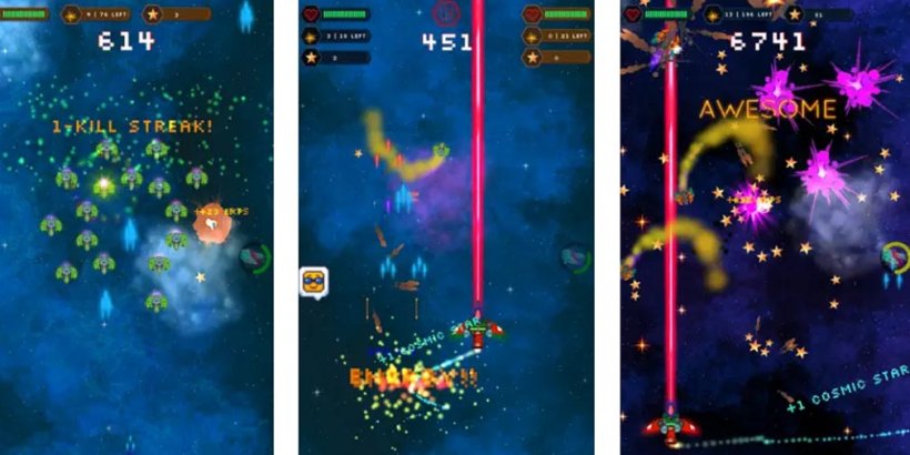 Le jeu de tir extraterrestre inspiré de Galaga de Wanon décolle