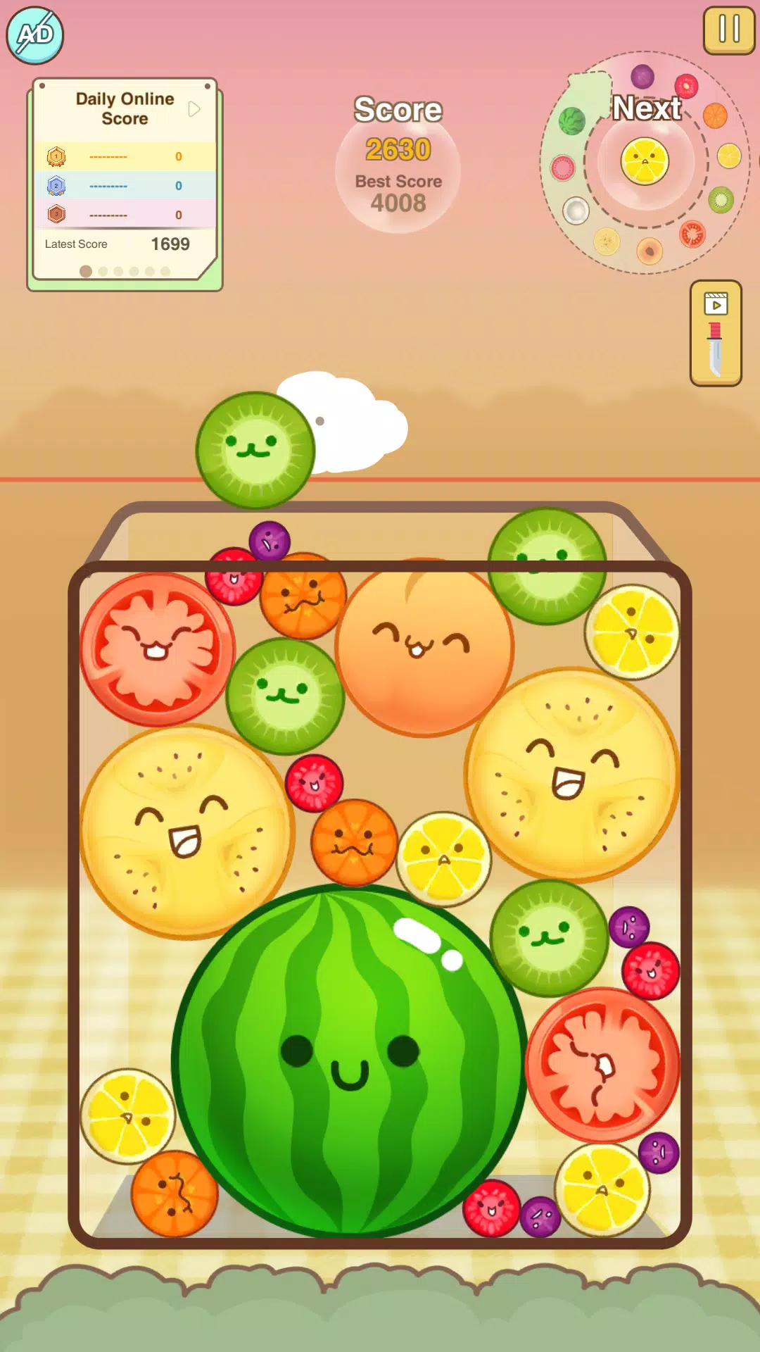 Watermelon Merge Game Ekran Görüntüsü 0