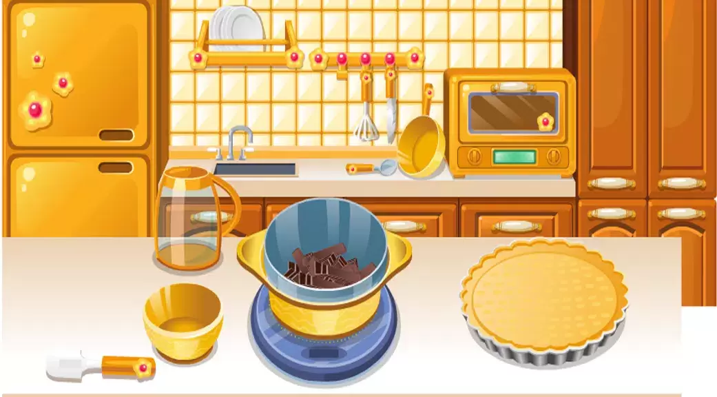 girls cooking games chocolate Tangkapan skrin 3