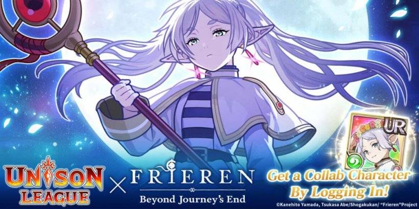 Unison League teams up with Frieren: Beyond Journey’s End for some crossover goodies this month