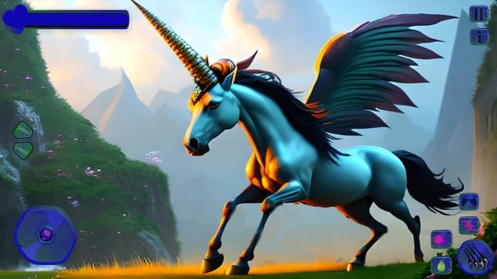 Magic Flying Unicorn Pony Game Captura de pantalla 1